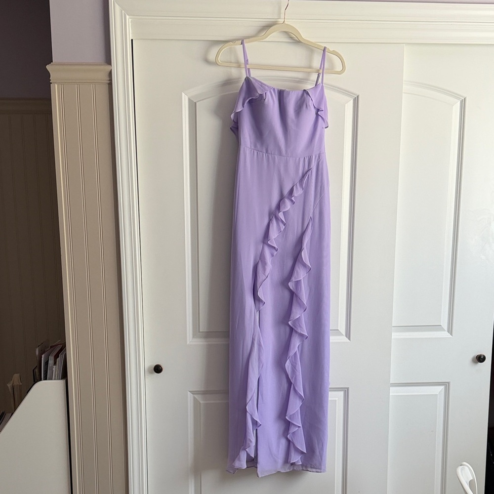 Barbie Lavender Ruffle Dress
